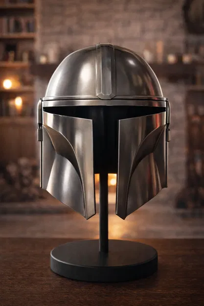 Nón Mandalorian cỡ lớn (in nguyên khối hoặc chia 2 phần) - Image 1