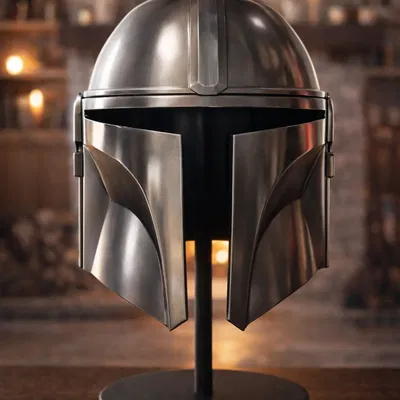 Nón Mandalorian cỡ lớn (in nguyên khối hoặc chia 2 phần)