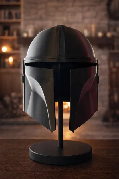 Nón Mandalorian cỡ lớn (in nguyên khối hoặc chia 2 phần) - Image 2