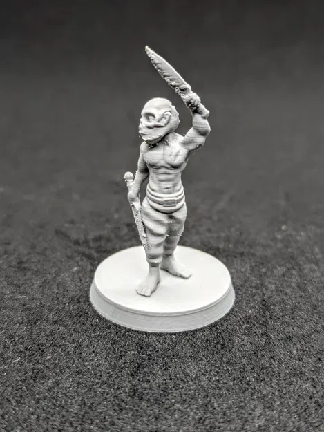 Tribal fighter FDM supportless - Image 1