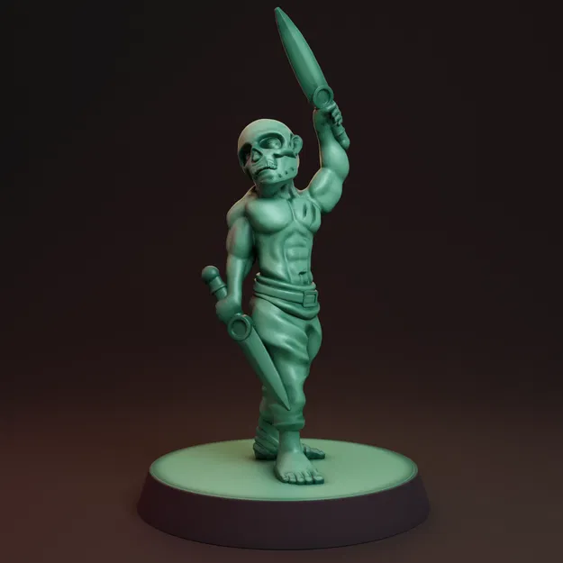 Tribal fighter FDM supportless - Image 2