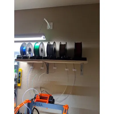 Giá treo tường giữ ống PTFE/filament cho MMU2