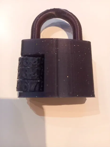 Ổ khóa đồ chơi in 3D có mã số hoạt động/anti-stress - Image 1