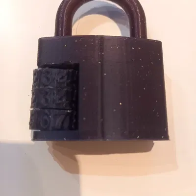 Ổ khóa đồ chơi in 3D có mã số hoạt động/anti-stress