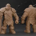 Orc Warrior - Swordsman - Fantasy Mini (Chiến binh Orc cầm kiếm) - Thumbnail 1