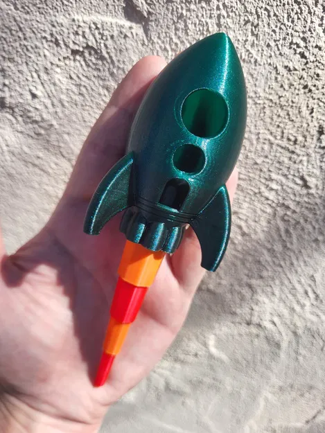 Tên lửa với ngọn lửa telescopic (Rocket with Telescopic Flame) - Image 2