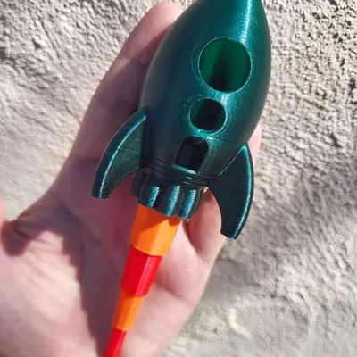 Tên lửa với ngọn lửa telescopic (Rocket with Telescopic Flame)