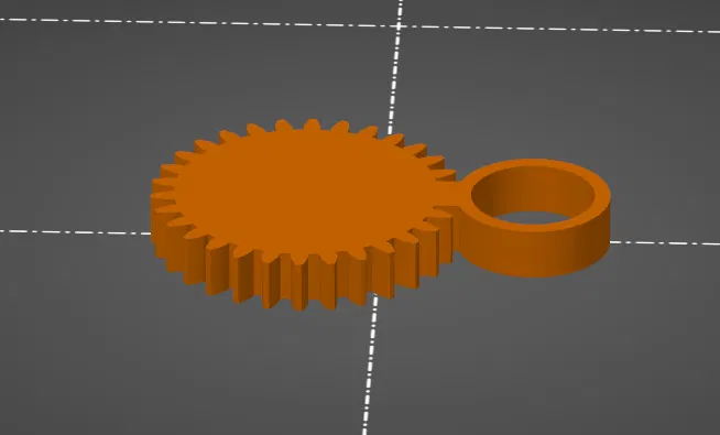 Móc khóa hình bánh răng - Image 1