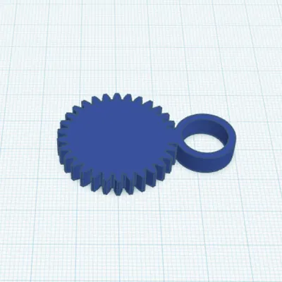 Móc khóa hình bánh răng