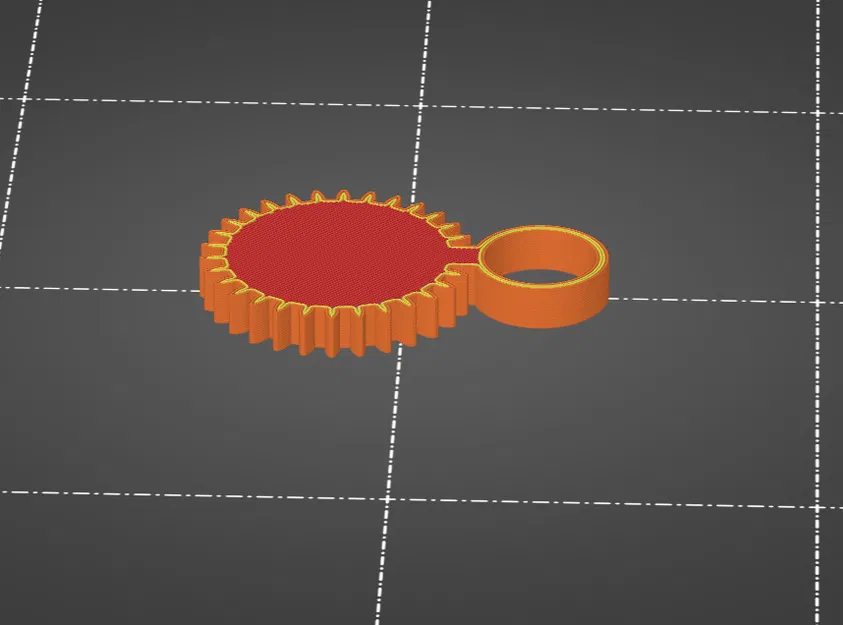 Móc khóa hình bánh răng - Image 5