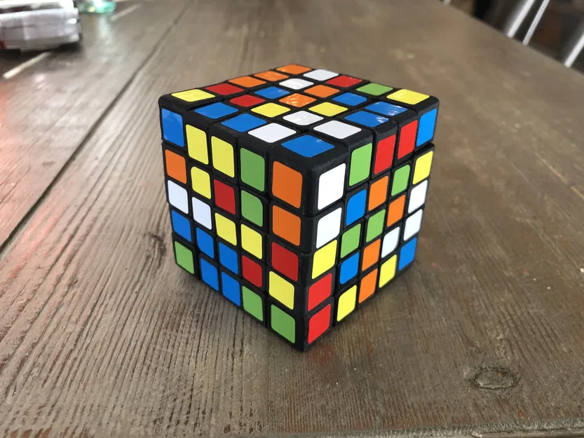Rubik 5x5 (5x5 Rubik's Cube) – mô hình 3D in được - Image 3