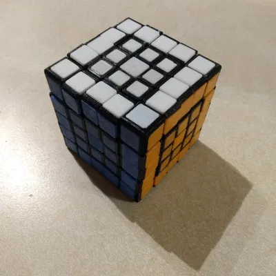 Rubik 5x5 không cần sticker (5x5 Rubik's cube NO STICKERS)