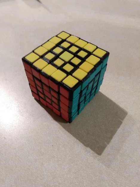 Rubik 5x5 không cần sticker (5x5 Rubik's cube NO STICKERS) - Image 2