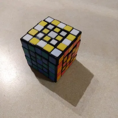 Rubik 5x5 không cần sticker (5x5 Rubik's cube NO STICKERS)