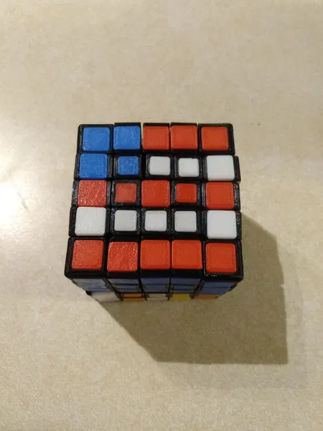 Rubik 5x5 không cần sticker (5x5 Rubik's cube NO STICKERS) - Image 4