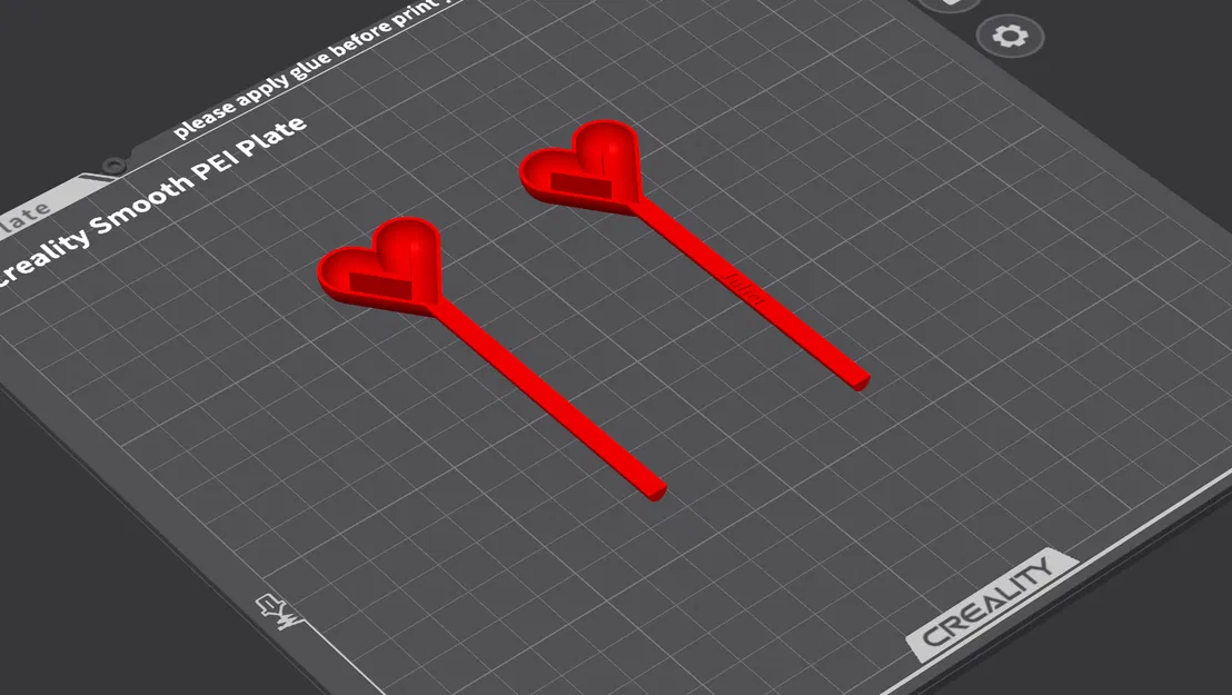 Muỗng trái tim dễ thương (Lovely heart spoon) - Image 5