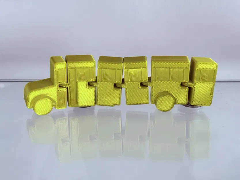 Xe Buýt Trường Học Flexi – Đồ Chơi 3D In Liền Khớp (Flexy) - Image 1