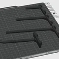 Móc & ngàm treo tường dụng cụ Sovella (Sovella tool wall hooks) - Thumbnail 2