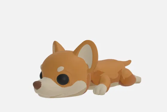 Tượng Chihuahua phong cách Vinyl Chunky (bản 1, 3 & 8 màu) - Image 1