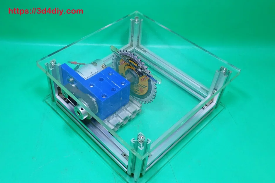 Máy cưa bàn tròn DIY cho 3D Printer dùng motor 775 tự chế - Image 1