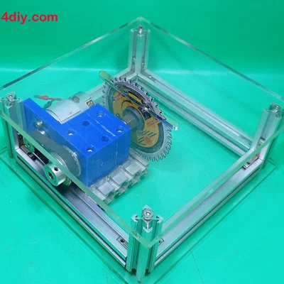 Máy cưa bàn tròn DIY cho 3D Printer dùng motor 775 tự chế