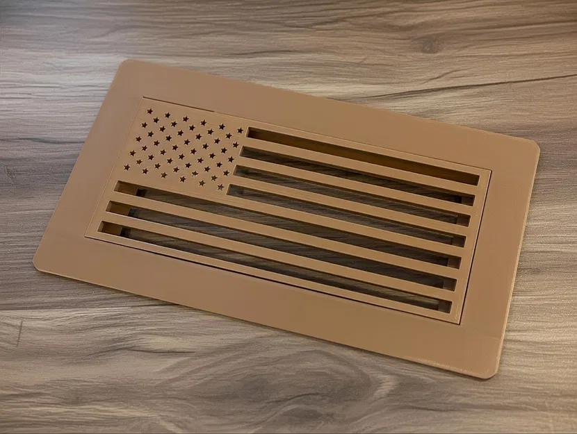 Nắp lỗ gió sàn HVAC 4x10 với các thiết kế lưới (grill) thay đổi được - Image 1