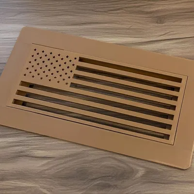 Nắp lỗ gió sàn HVAC 4x10 với các thiết kế lưới (grill) thay đổi được