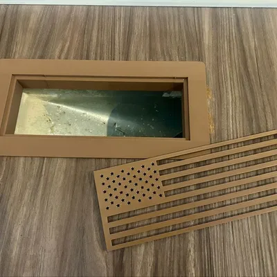 Nắp lỗ gió sàn HVAC 4x10 với các thiết kế lưới (grill) thay đổi được