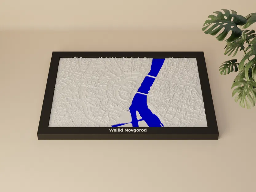 Weliki Novgorod, Nga – Bản thu nhỏ 3D (3D Miniature) - Image 1