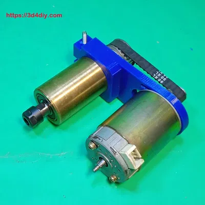 Spindle phay tự làm ER11 dùng motor BLDC/Brushed DIY