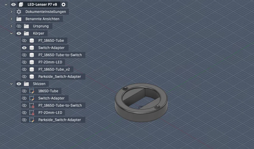 Nâng cấp/Rebuild đèn Würth Ledlenser P7 - Image 4
