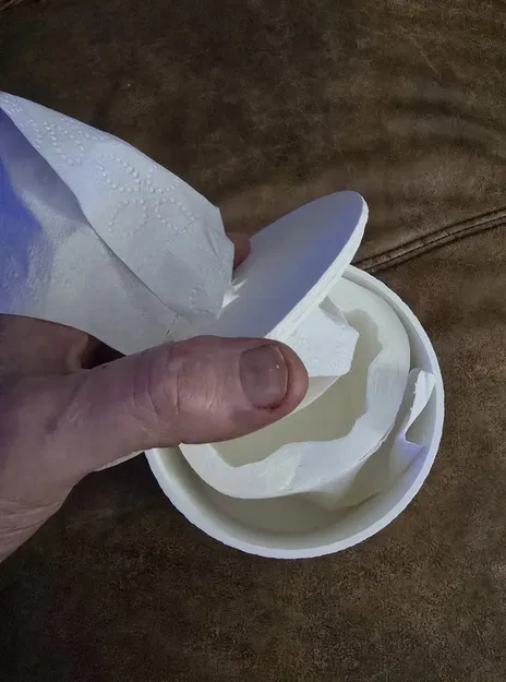 Hộp Khăn Giấy Dùng Cuộn Giấy Vệ Sinh (Tissue Box For Toilet Paper) - Image 3