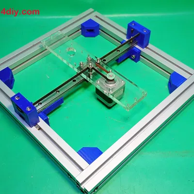 Avatar 3D Printer Cartesian DIY Y Slide GT2 Homemade