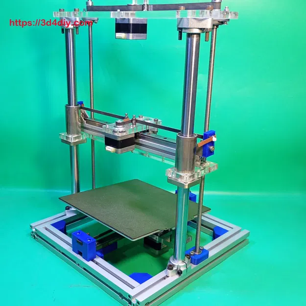 Máy in 3D Acrylic DIY: Trượt trục Cartesian tự làm - Image 1