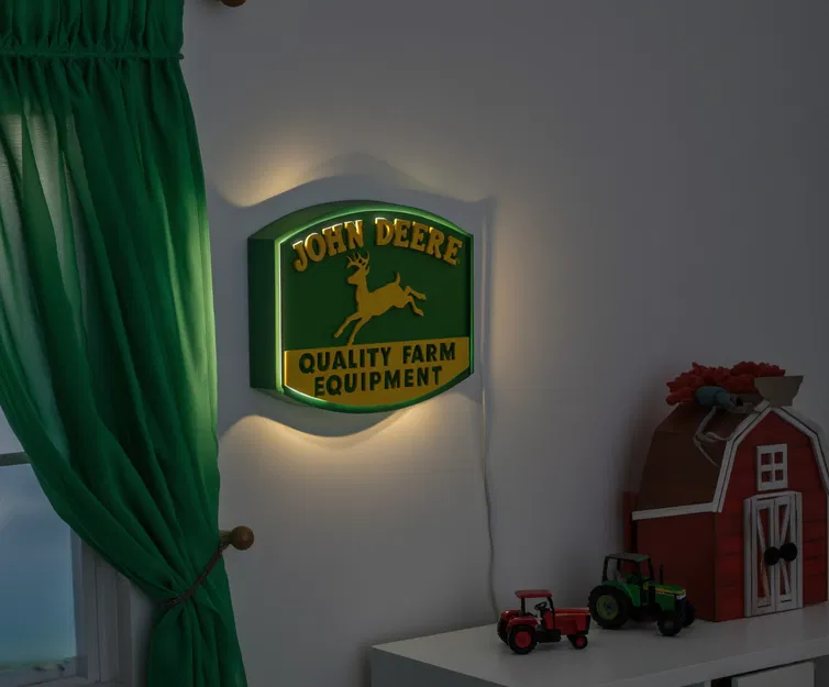 Đèn Trang Trí Lấy Cảm Hứng John Deere – In 3D - Image 1
