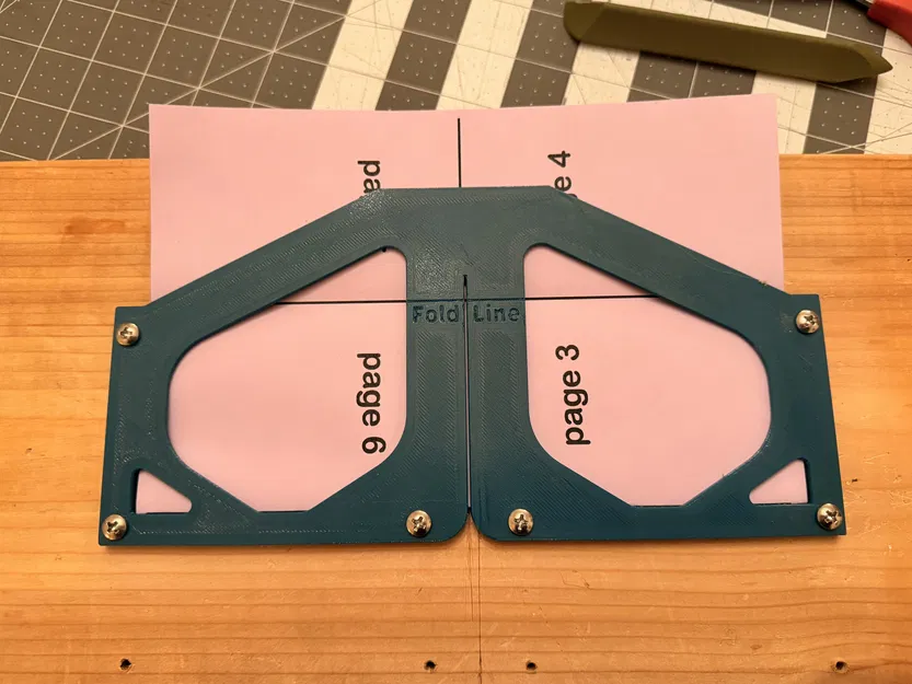 Guide cắt zine 8 trang từ 1 tờ (8 page single-sheet zine cutting guide) - Image 1