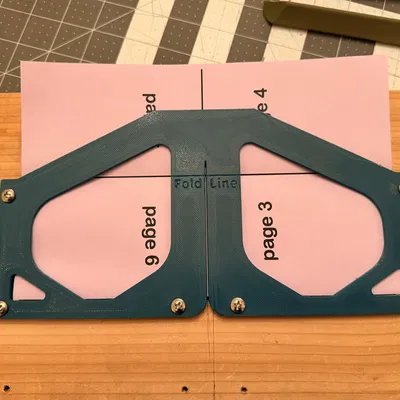 Guide cắt zine 8 trang từ 1 tờ (8 page single-sheet zine cutting guide)