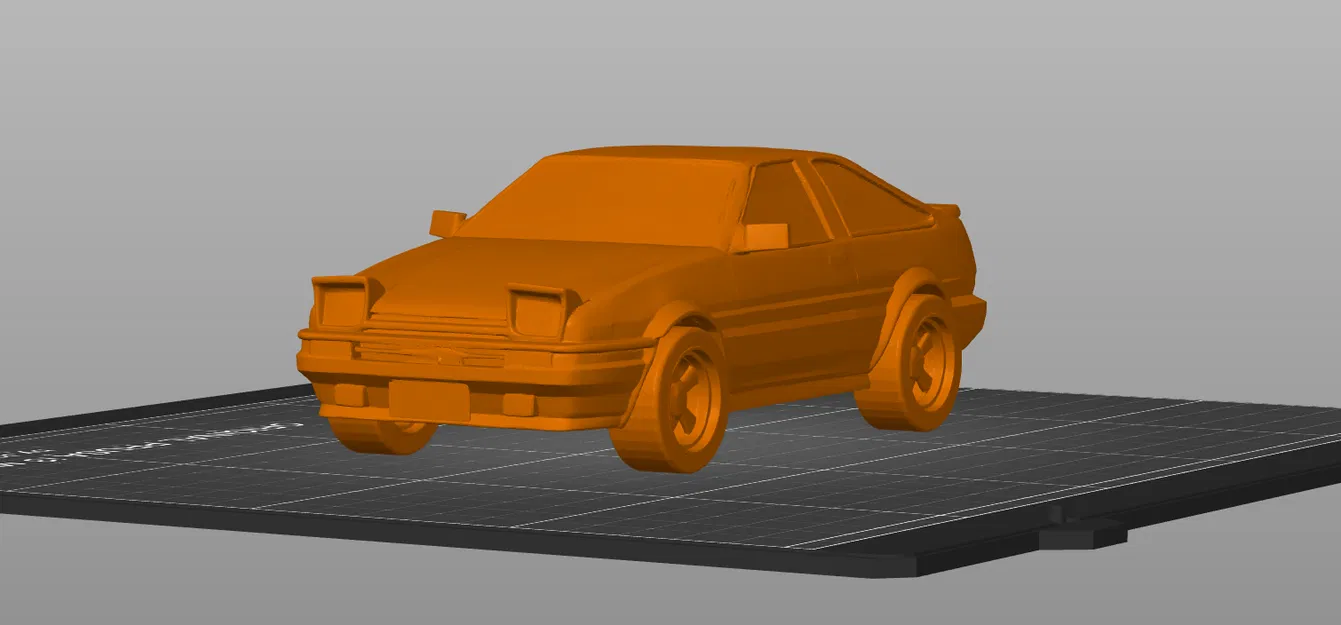 AE86 Toyota phong cách anime - Image 1