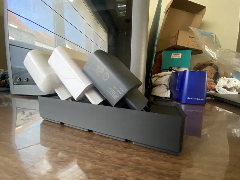 Khay Gridfinity đựng charger (grindfinity bin) - Image 2