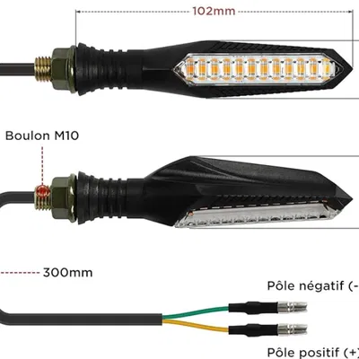 Honda CB500F Flashing light Adaptater – Adapter gắn xi-nhan & che lỗ