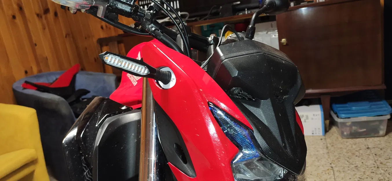 Honda CB500F Flashing light Adaptater – Adapter gắn xi-nhan & che lỗ - Image 3