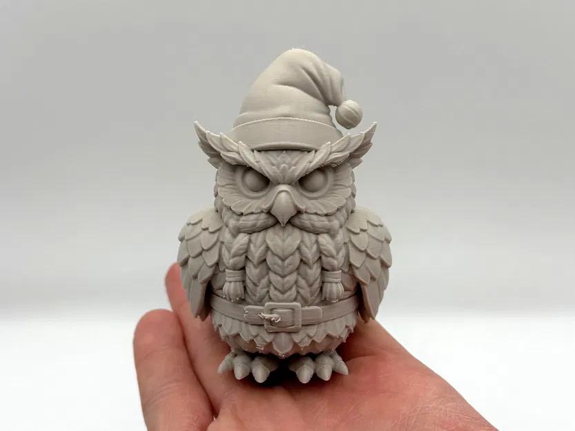 Mô hình Cú Râu (Beard Owl Figure) - Image 1