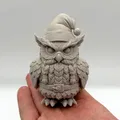 Mô hình Cú Râu (Beard Owl Figure) - Thumbnail 1