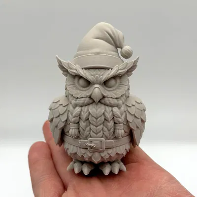 Mô hình Cú Râu (Beard Owl Figure)