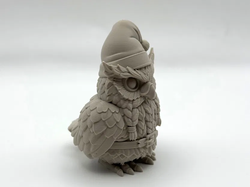 Mô hình Cú Râu (Beard Owl Figure) - Image 3