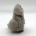 Mô hình Cú Râu (Beard Owl Figure) - Thumbnail 3