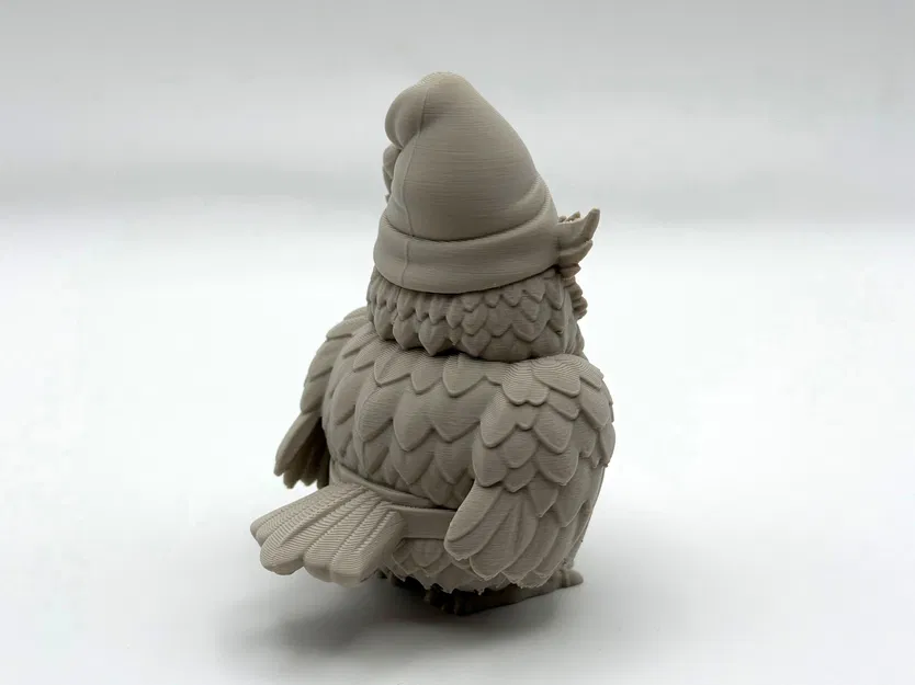 Mô hình Cú Râu (Beard Owl Figure) - Image 4