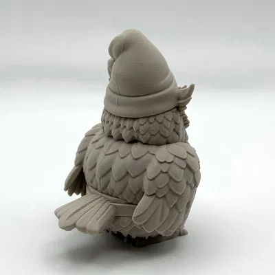 Mô hình Cú Râu (Beard Owl Figure)