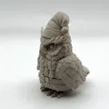Mô hình Cú Râu (Beard Owl Figure) - Thumbnail 5