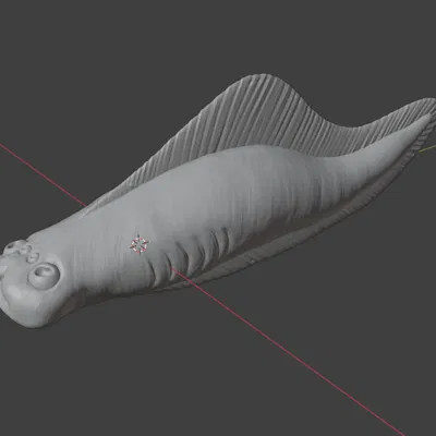 Tượng điêu khắc Haikouichthys (Haikouichthys Sculpture)